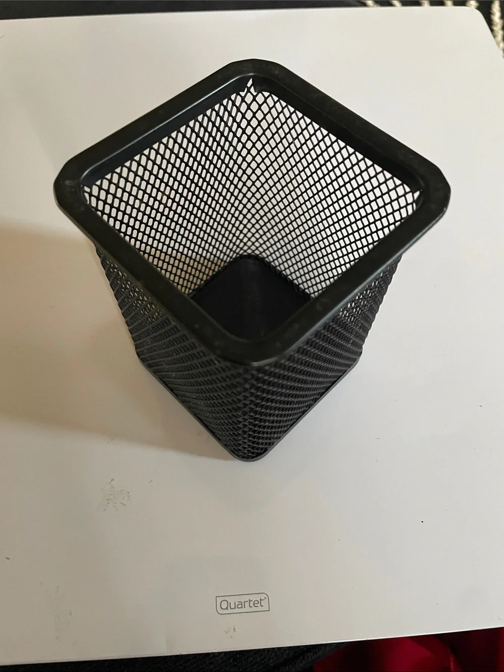 Durable Black Mesh Desk Organizer Cup